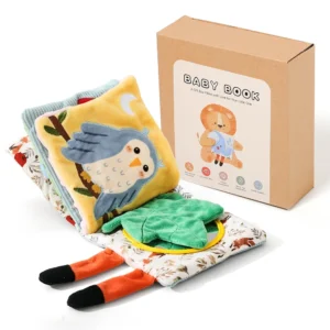Livro de Pano Sensorial para Bebê
